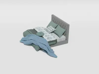 Wisteria Joybird Bed 3D model