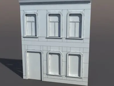 Apartment House 57 Low Poly 3d Model 3D model