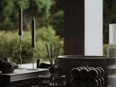 Overcast Blender Exterior 3D model