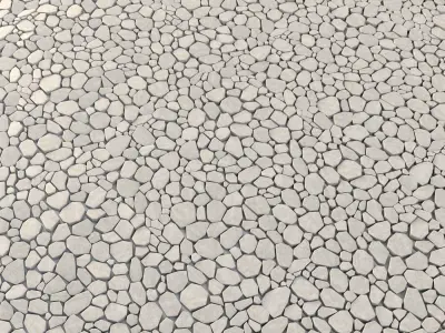Paving tile concrete  Ngon n1 3D model