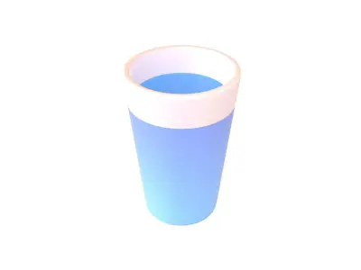 Water v1 001 Low-poly 3D model