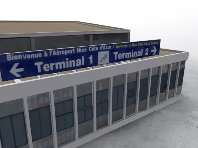 LFMN DHL Storage Low-poly 3D model