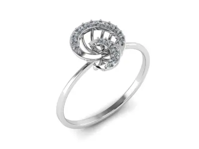 Jewelry Diamond Light Ring 15 3D print model