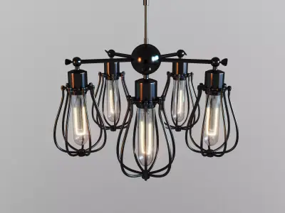 Burt Pendant Light 3D model