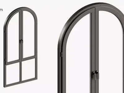 Arched window 3D model