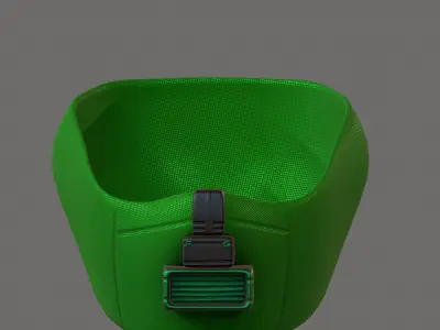 Gas mask helmet 3d model scifi Low-poly  Low-poly 3D model 209