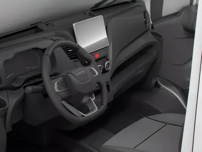 Iveco Daily Van L4H3 4x4 HQ Interior 2026 3D model
