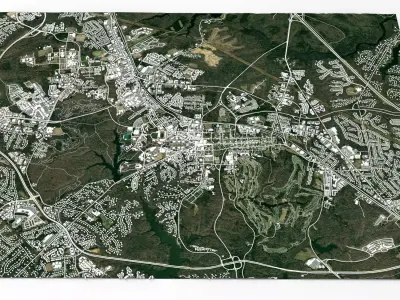 Cityscape Williamsburg USA  3D model