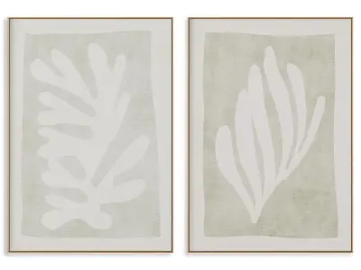 Abstract Painting Frame set 3D model 616