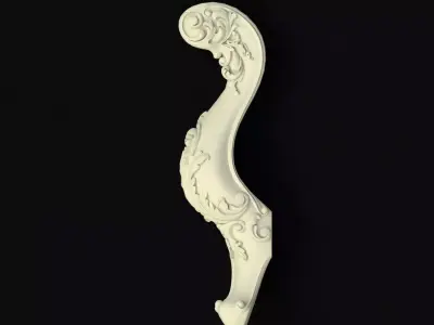 leg High quality 3d models for processing on a cnc machine 3D model