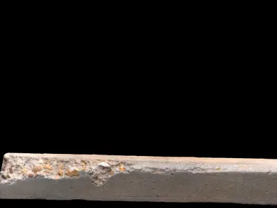 Road Traffic Stone Photogrammetry Low-poly 3D model