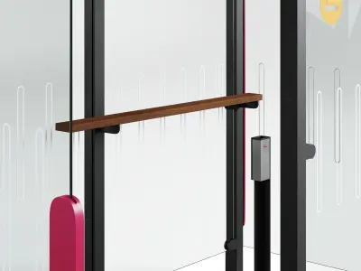 Smoking pavilion Aureo by mmcite 3D model