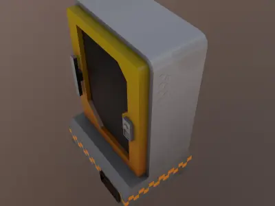 Street Machine  props  low-poly  3D model