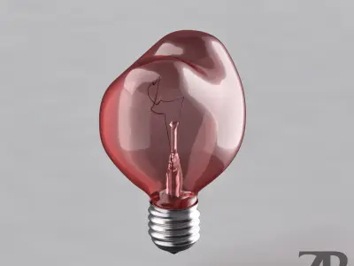 Heart Bulb 3D model