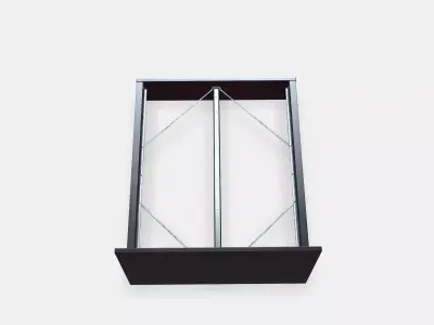 MALM Bed frame high Low-poly 3D model