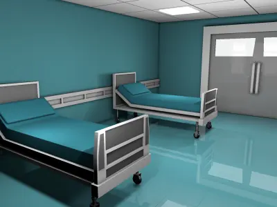 Hospital Room 3D model