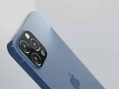 Realistic Iphone Lighing For Visualization and Rendering 3D model