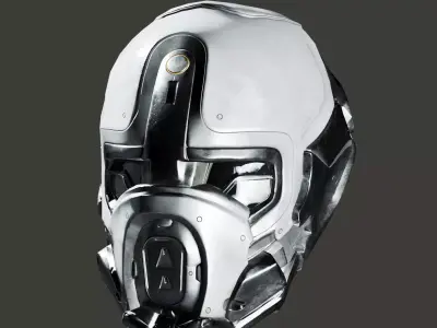 SciFi Helmet ver5 Low-poly 3D model