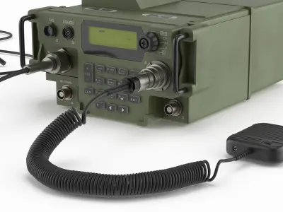  Military Field Transceiver with Tripod Antenna 