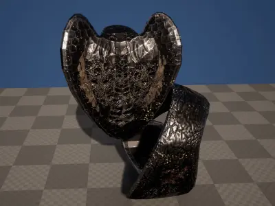 BANNER COBRA Low-poly 3D model