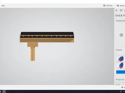 bridge without light  Free 3D model