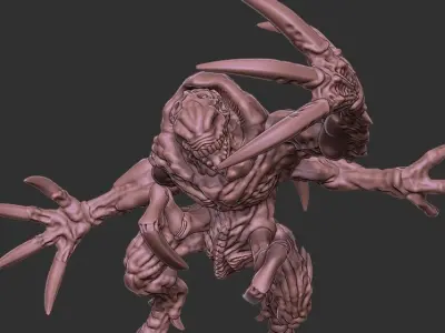 Xenoteras Leader of the Brood 3D print model