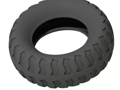 Plastic Cargo Truck Tyre Toy 3D model