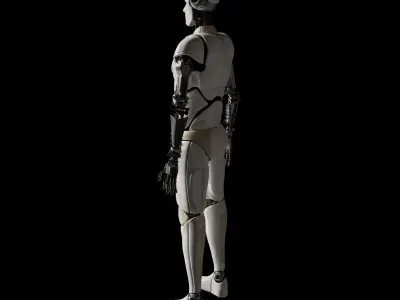 Futuristic Cyborg  3D model