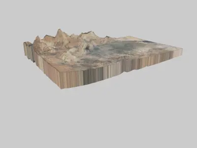 DAMASCUS City Low-poly 3D model
