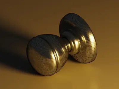 Door Knob Free low-poly 3D model