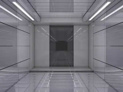 Sci Fi Interior 3D model