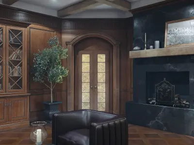  Classic Home Office 8K PBR Textures 