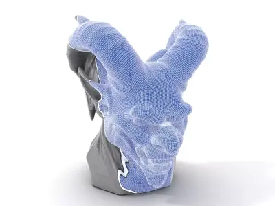 Black Gargoyle model pack Low-poly 3D model