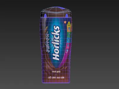 Horlicks Jar 450gm Low-poly 3D model