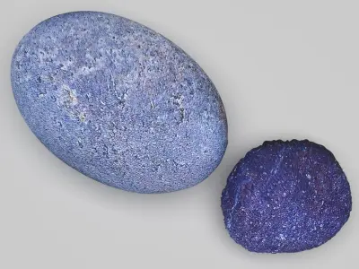 Two Galaxy Rocks 3D model
