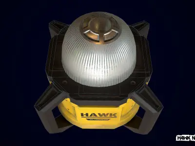 Tools - Work Light Low-poly 3D model