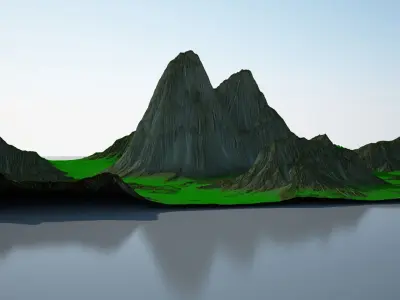 Mountain Terrain 3D model