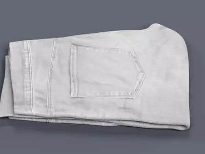 -White Pants- 3D model