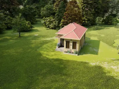 old house-Old Abandoned House 3D model