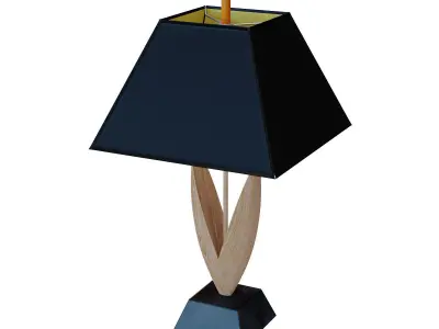Table lamp - Night stand Lamp - Desk Lamp Low-poly 3D model