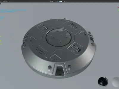  Mecha sci-fi  showcase printable model 3D print model