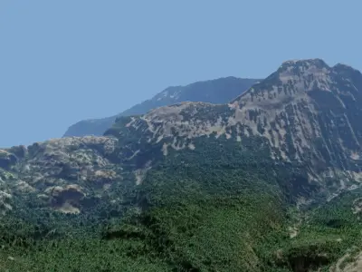 Mountain Valley Landscape  3D model