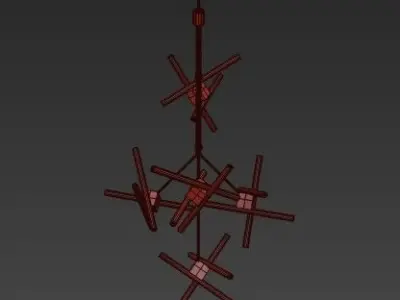 Olvidada Chandelier Lamp 3D model