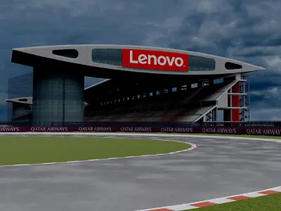 Shanghai International Circuit GP 3D model