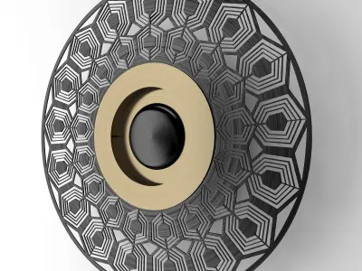 Earth Turtle Wall Light 3D model