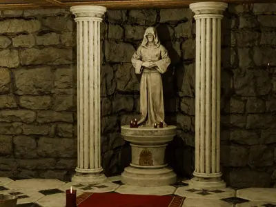 Secret Chapel Interior 3D model