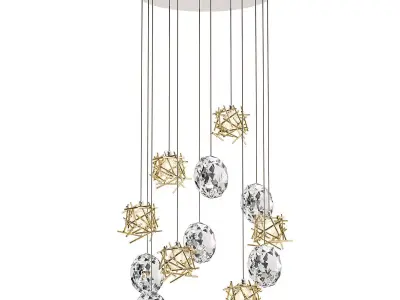 Untitled stardust idl chandelier 3D model