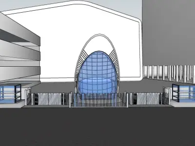 Entrance Gate 3D model get