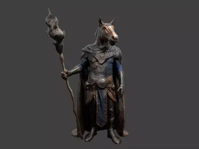 Animal Warrior Pack 4 Low-poly 3D model