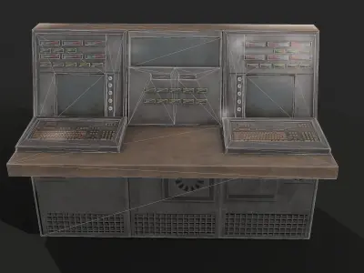 Electric Panel 3 Low-poly 3D model
